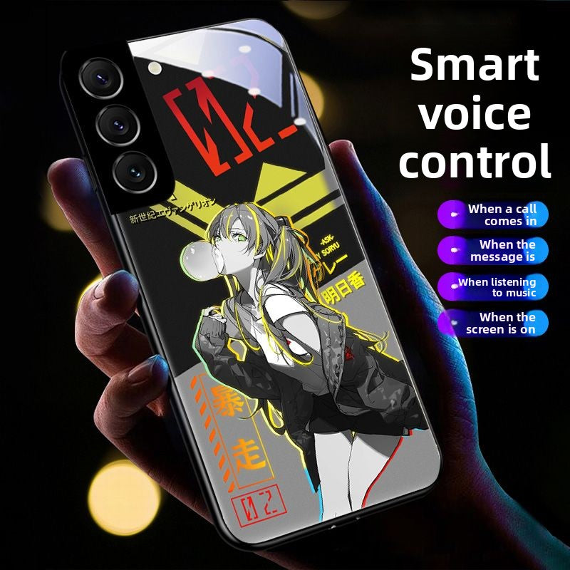 Neon Genesis Evangelion Sound Activated Light Up Case for Samsung Phones