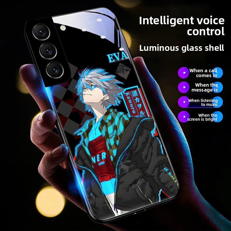 Neon Genesis Evangelion Sound Activated Light Up Case for Samsung Phones