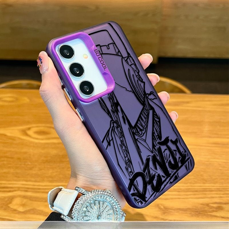 Chainsaw Man Denji Matte Phone Case Cover for The Samsung Galaxy