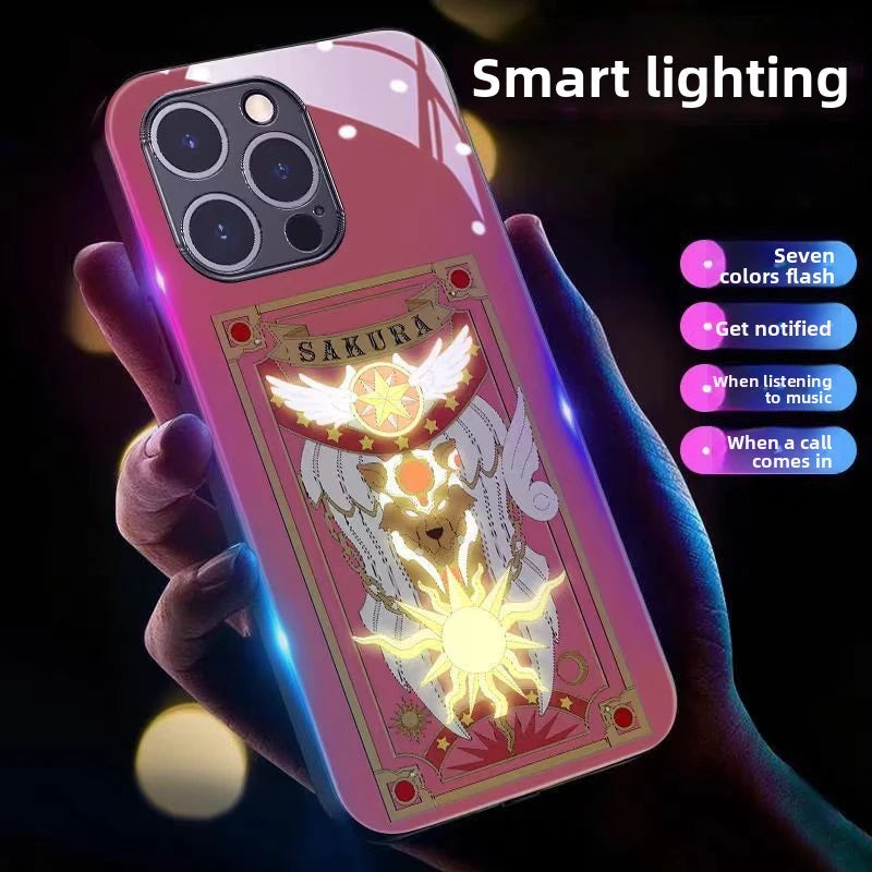 Cardcaptor Sakura Light Up Glowing Anime Phone Case