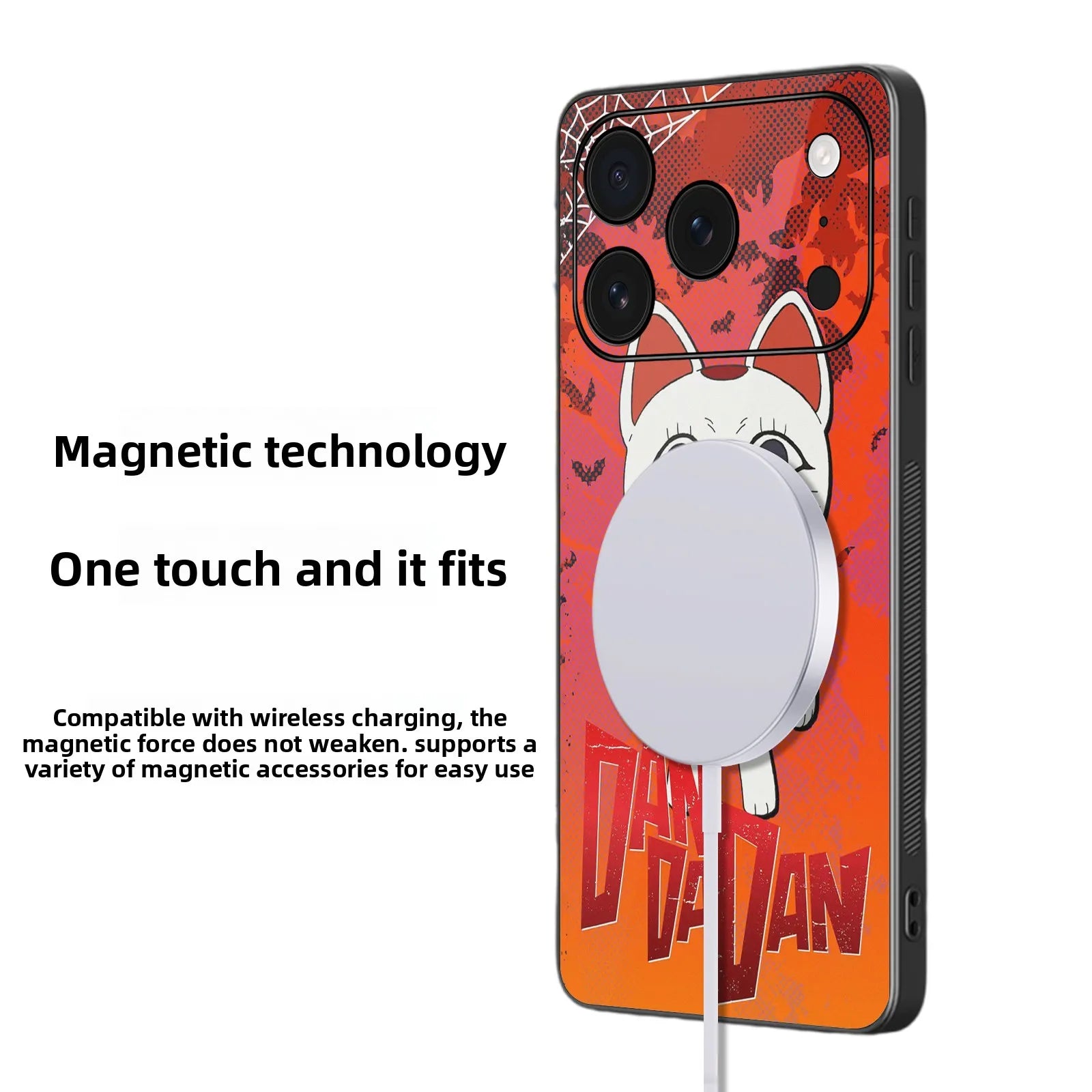 Dandadan Cat Turbo Granny Magsafe Phone Case