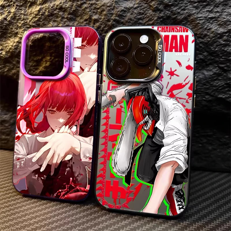 Chainsaw Man Makima & Denji Anime iPhone Case