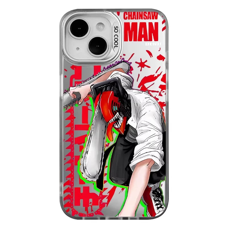 Chainsaw Man Makima & Denji Anime iPhone Case
