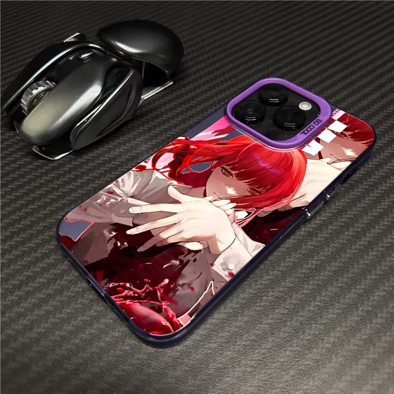 Chainsaw Man Makima & Denji Anime iPhone Case