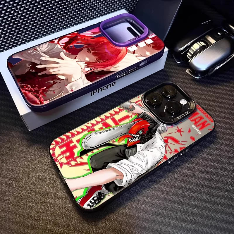 Chainsaw Man Makima & Denji Anime iPhone Case