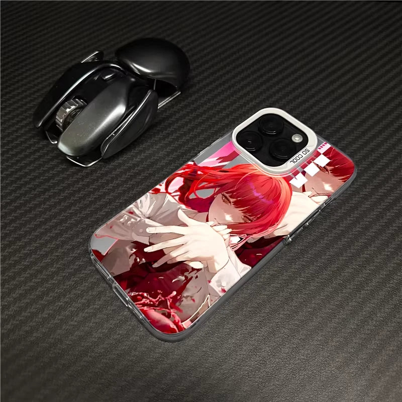 Chainsaw Man Makima & Denji Anime iPhone Case
