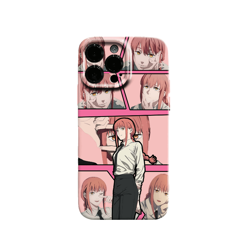 Chainsaw Man Pink Makima Case for iPhone - HelloAnimeCases