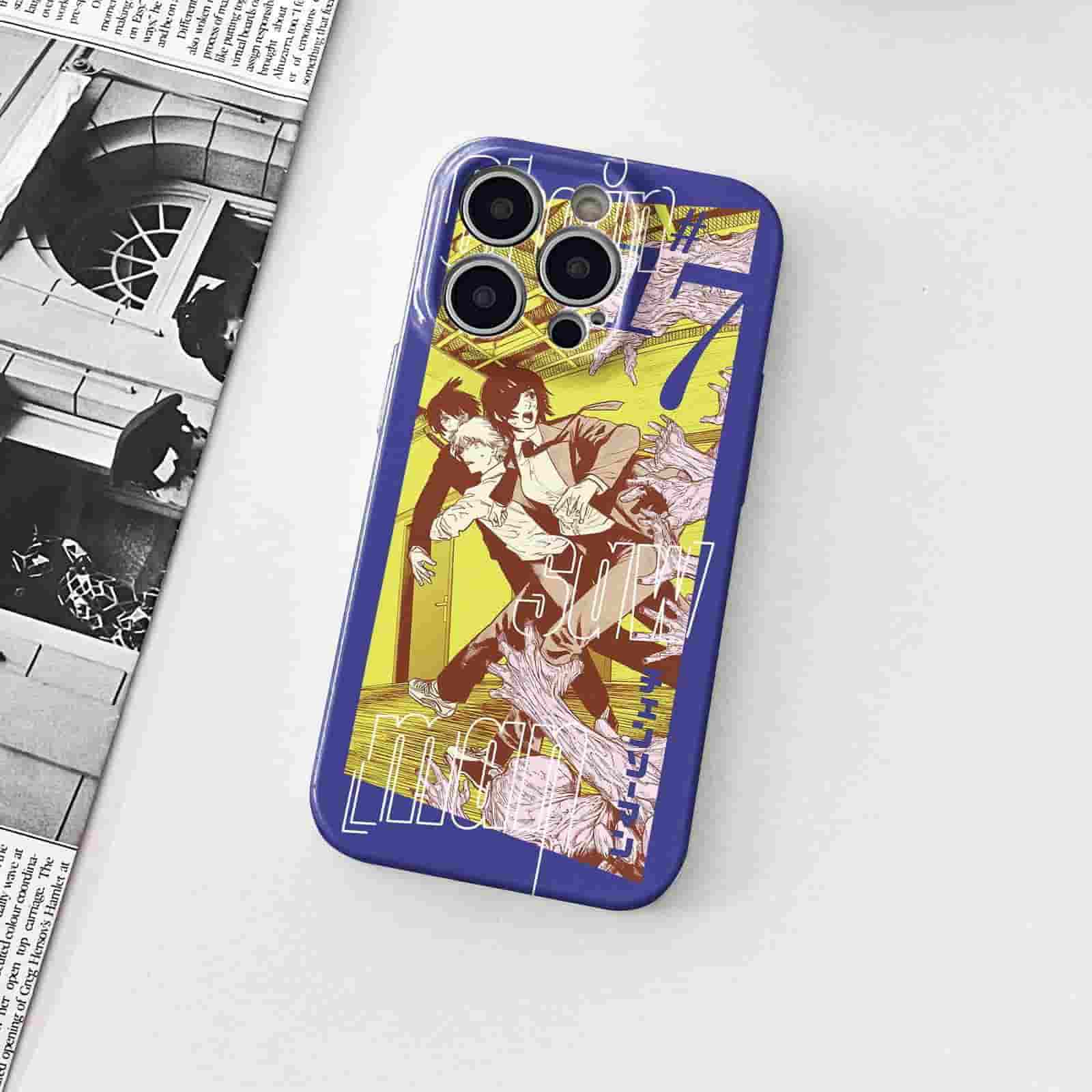 Funda protectora para iPhone con diseño de Chainsaw Man Reze