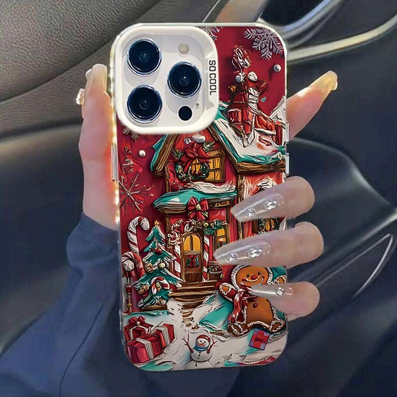 Christmas Snow House Phone Case