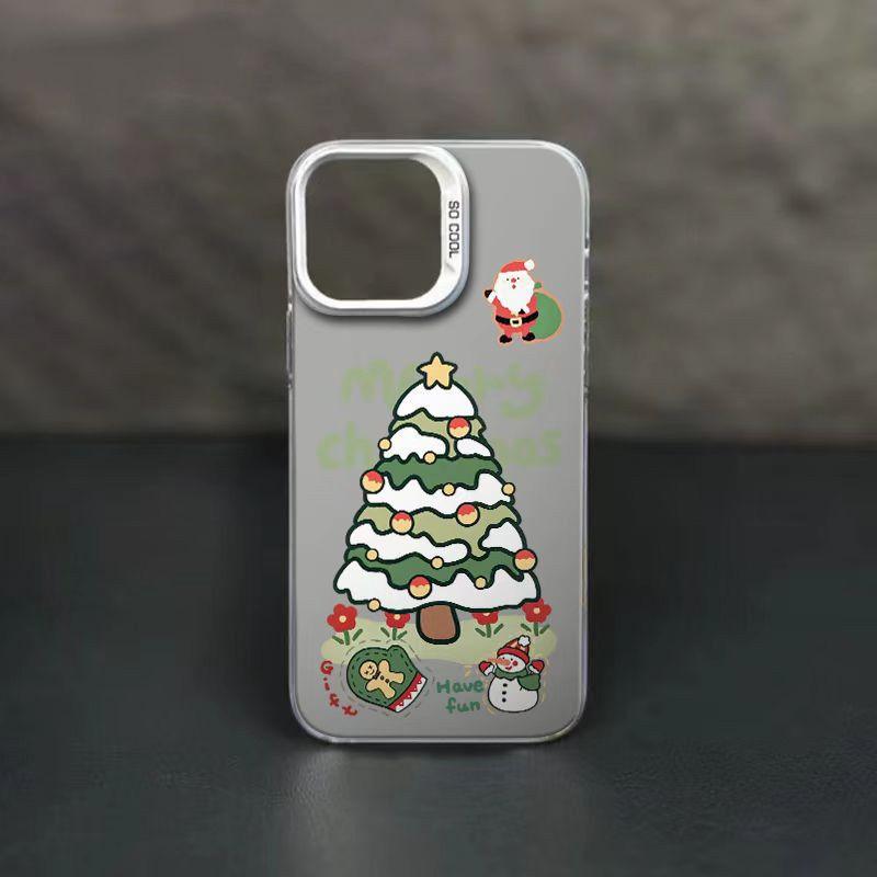 Christmas Snowman Matte Apple Phone Case - HelloAnimeCases