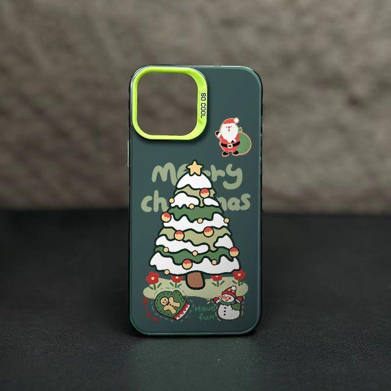 Christmas Snowman Matte Apple Phone Case - HelloAnimeCases