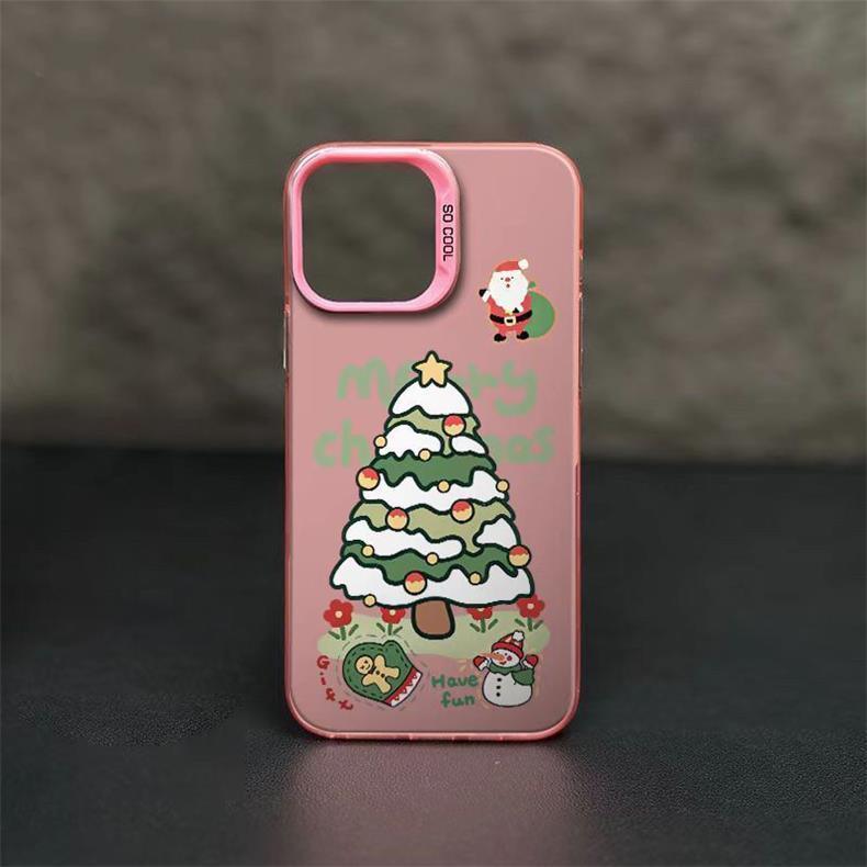 Christmas Snowman Matte Apple Phone Case - HelloAnimeCases