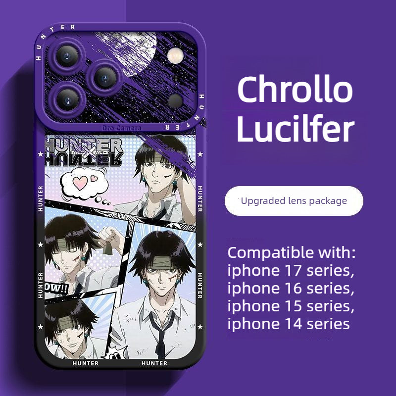Funda de silicona para teléfono con el anime Death Note Nate River