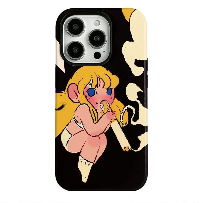 Anime Jujutsu Kaisen Satoru Gojo Funda para teléfono serie iPhone 17