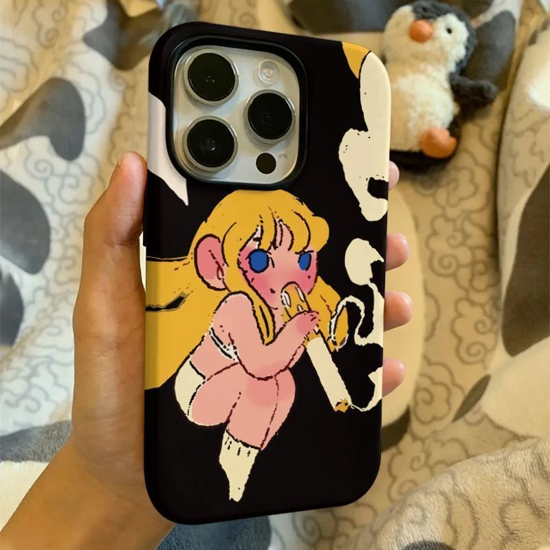 Anime Jujutsu Kaisen Satoru Gojo Funda para teléfono serie iPhone 17
