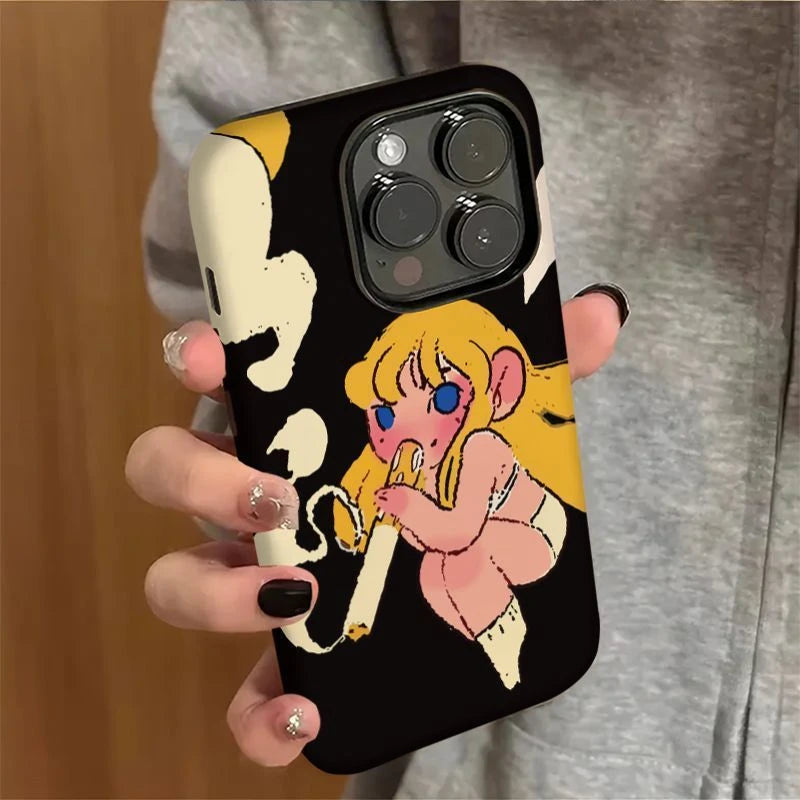 Anime Jujutsu Kaisen Satoru Gojo Funda para teléfono serie iPhone 17