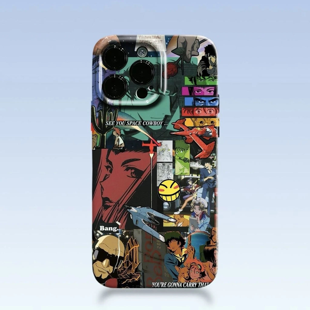 Cowboy Bebop "Space Hunter" Collage Phone Case for iPhone