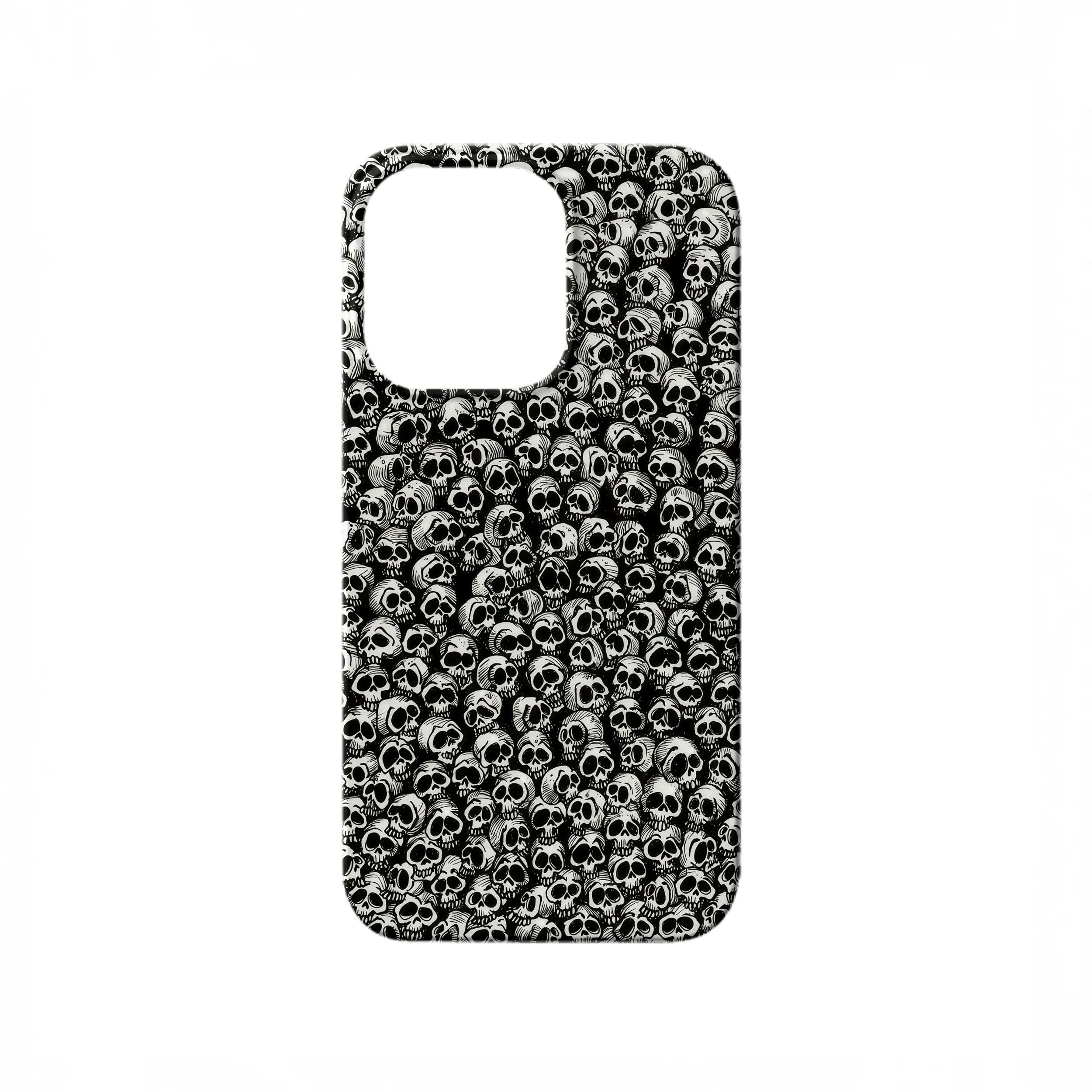 Crowded Skulls Phone Case