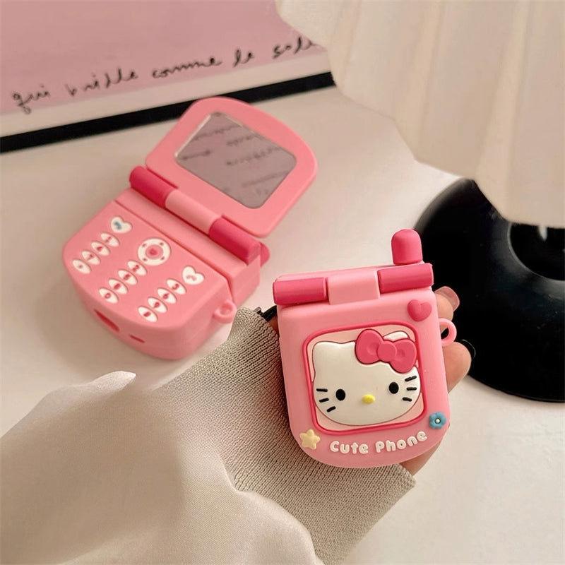 Cute Cartoon Hello Kitty AirPods Case Silicone - HelloAnimeCases