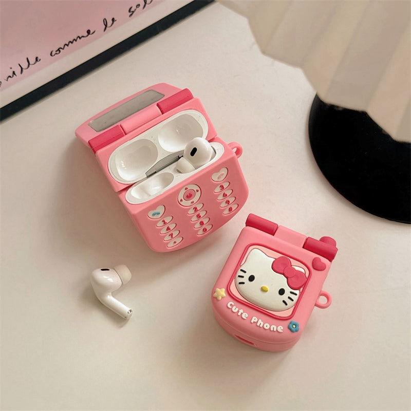 Cute Cartoon Hello Kitty AirPods Case Silicone - HelloAnimeCases