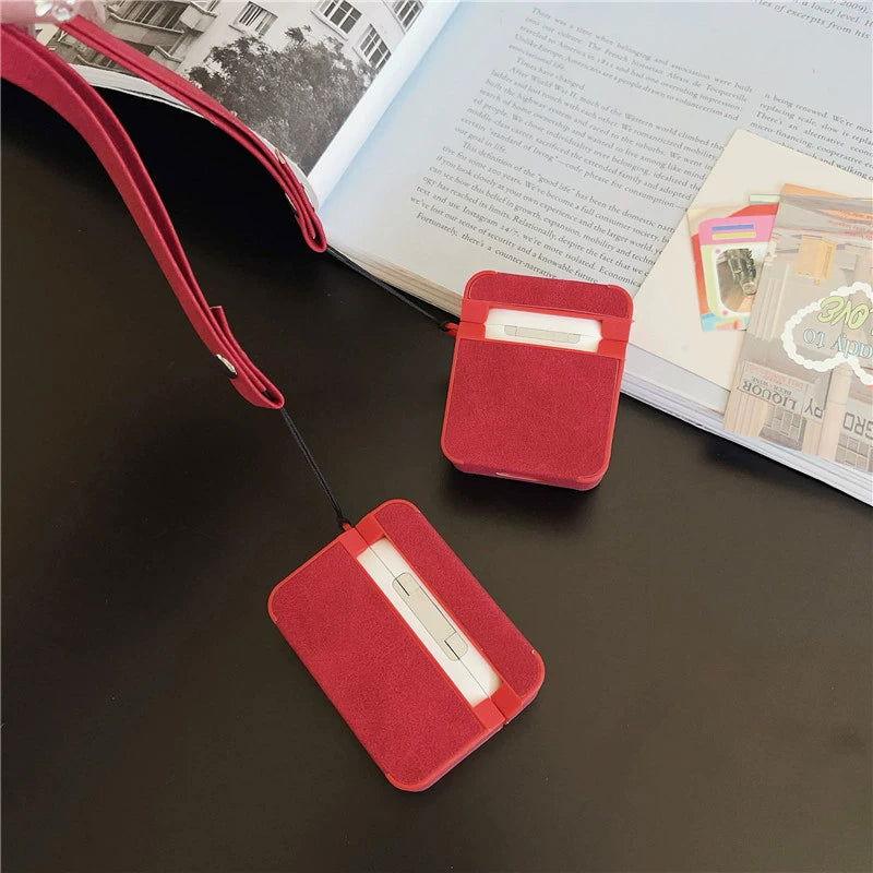 Cute Kitty AirPods Silicone Protective Case Cover Strap - HelloAnimeCases