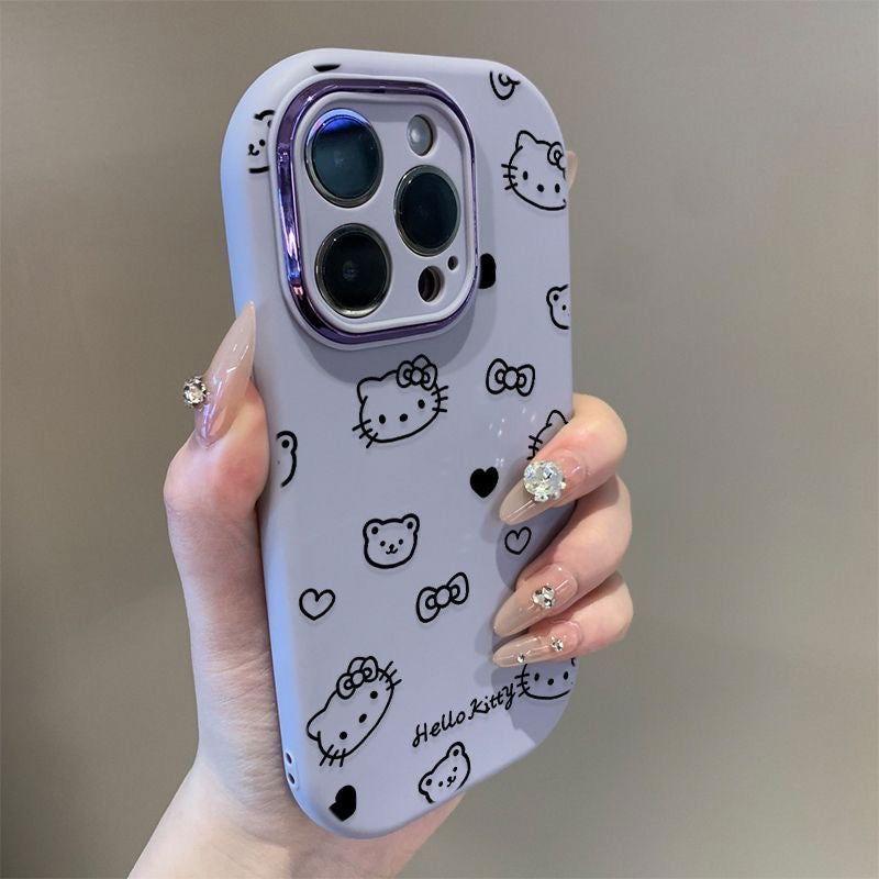 Funda para iPhone con un lindo gatito