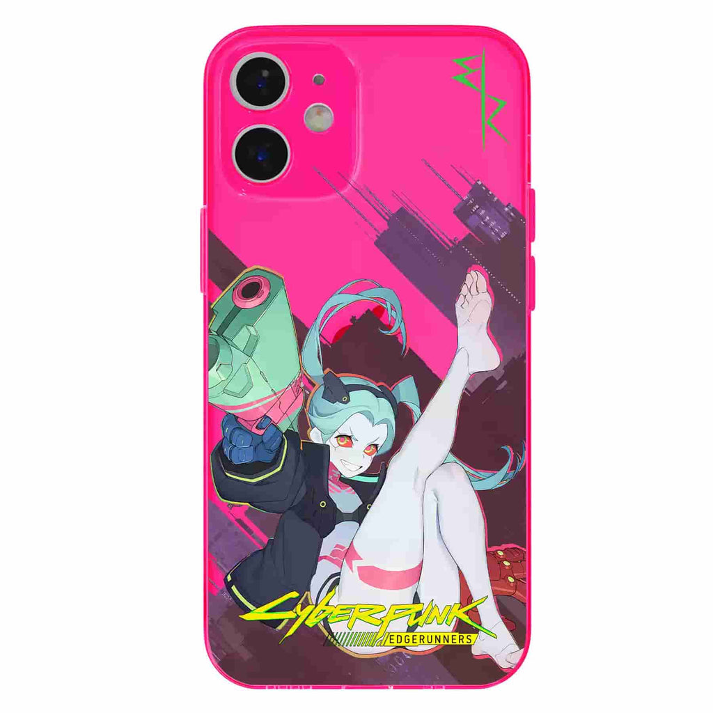 Cyberpunk Edgerunners Fluorescent Clear Soft Phone Case