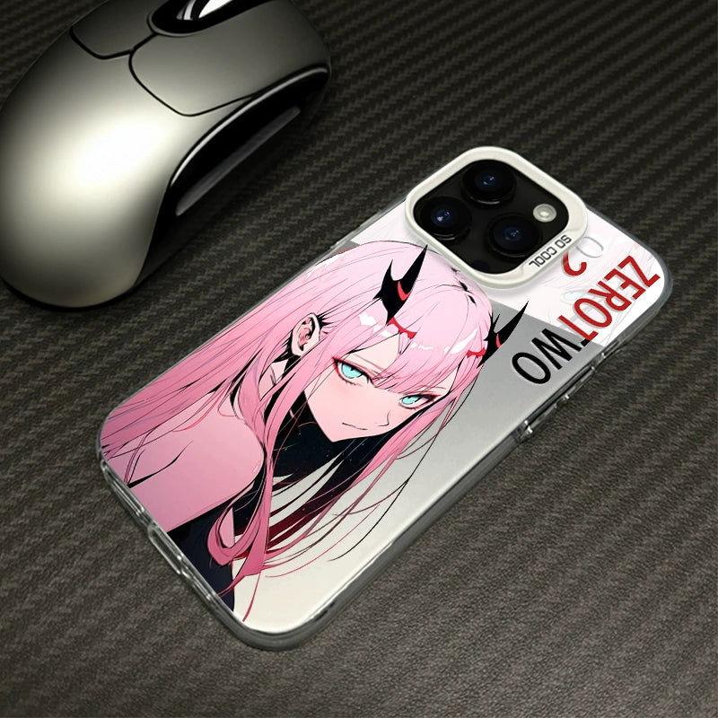 DARLING in The FRANXX Zero Two Soft Phone Protective Case - HelloAnimeCases