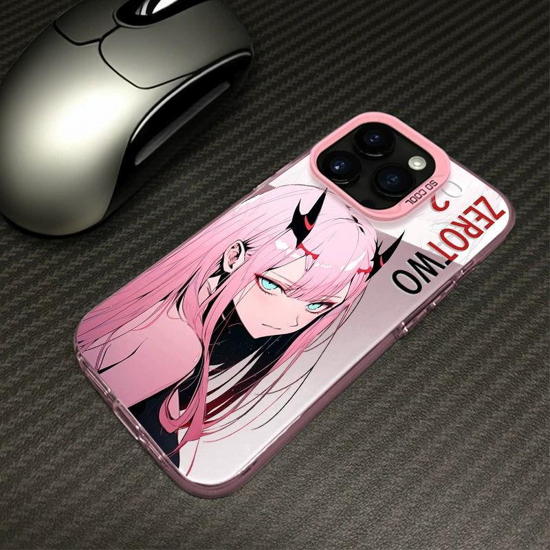 DARLING in The FRANXX Zero Two Soft Phone Protective Case - HelloAnimeCases