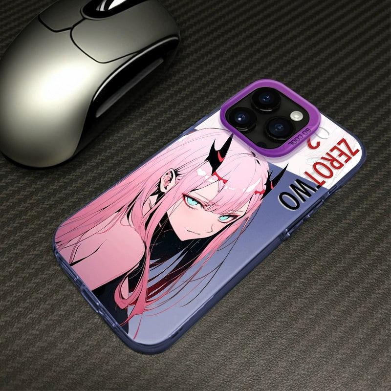 DARLING in The FRANXX Zero Two Soft Phone Protective Case - HelloAnimeCases