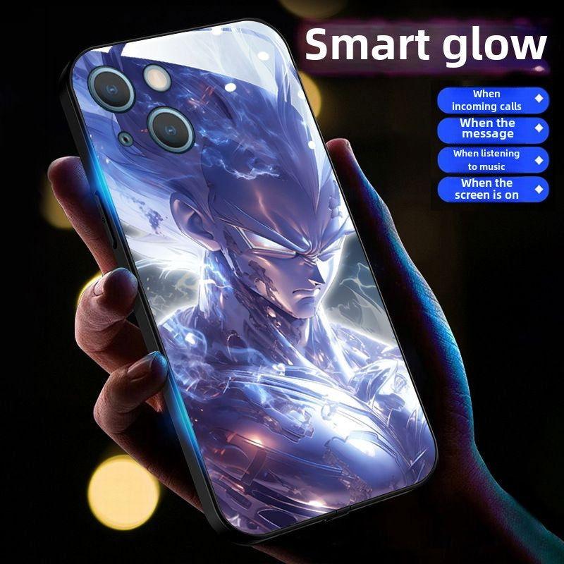 DBZ Saiyan Light Up Glow Dark Phone Case - HelloAnimeCases