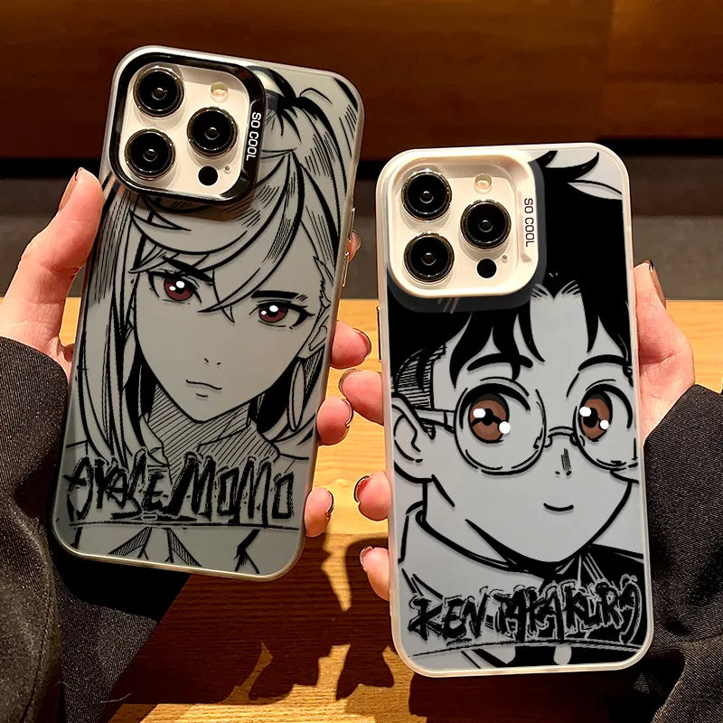 Funda de anime Dandadan para iPhone