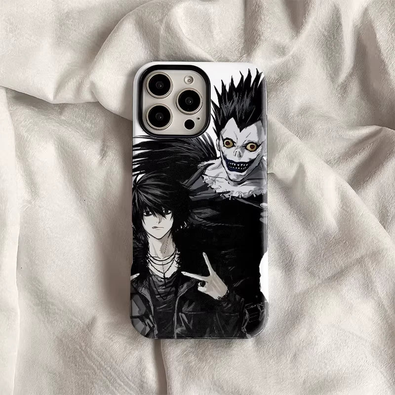 Death Note L and Ryuk TPU Anime Phone Case