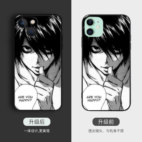 Death Note Silicone Anime Phone Cases for Iphone 16 Series - HelloAnimeCases
