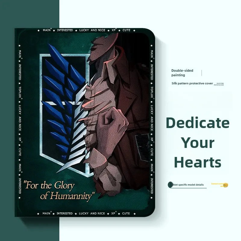 Attack on Titan iPad Case Protective Anime iPad Case