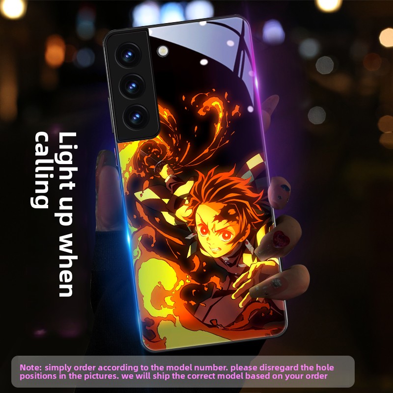 Demon Slayer Incoming Call Flash Phone Case for Samsung