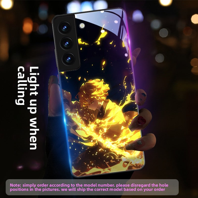 Demon Slayer Incoming Call Flash Phone Case for Samsung