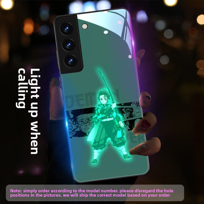 Demon Slayer Incoming Call Flash Phone Case for Samsung