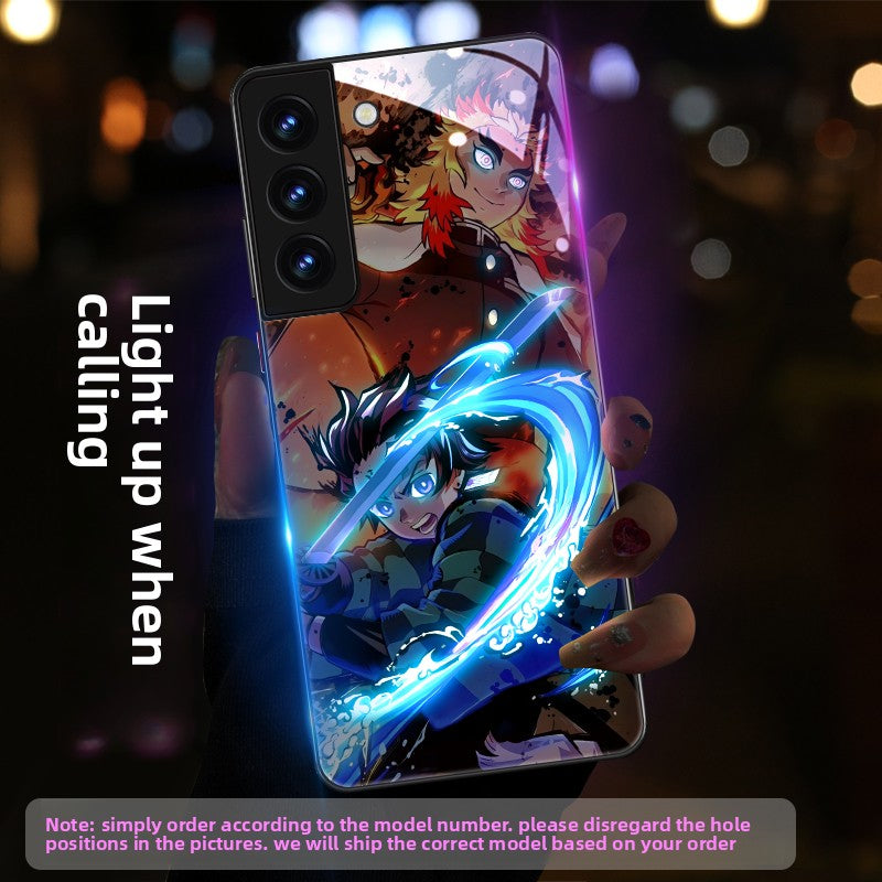 Demon Slayer Incoming Call Flash Phone Case for Samsung