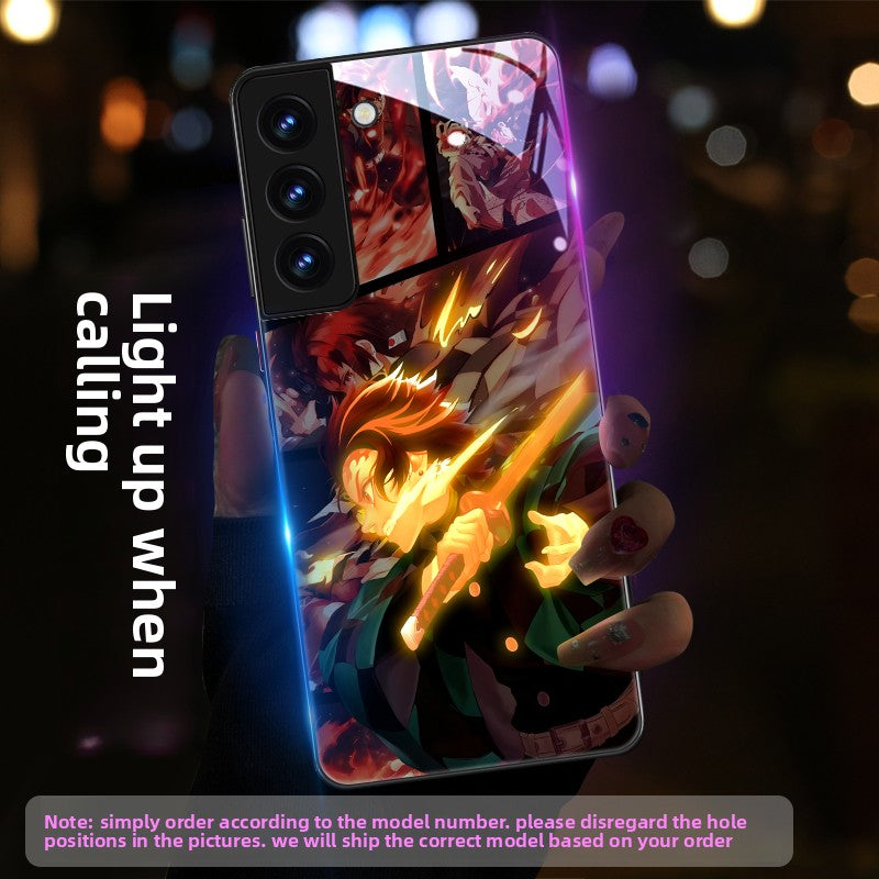 Demon Slayer Incoming Call Flash Phone Case for Samsung