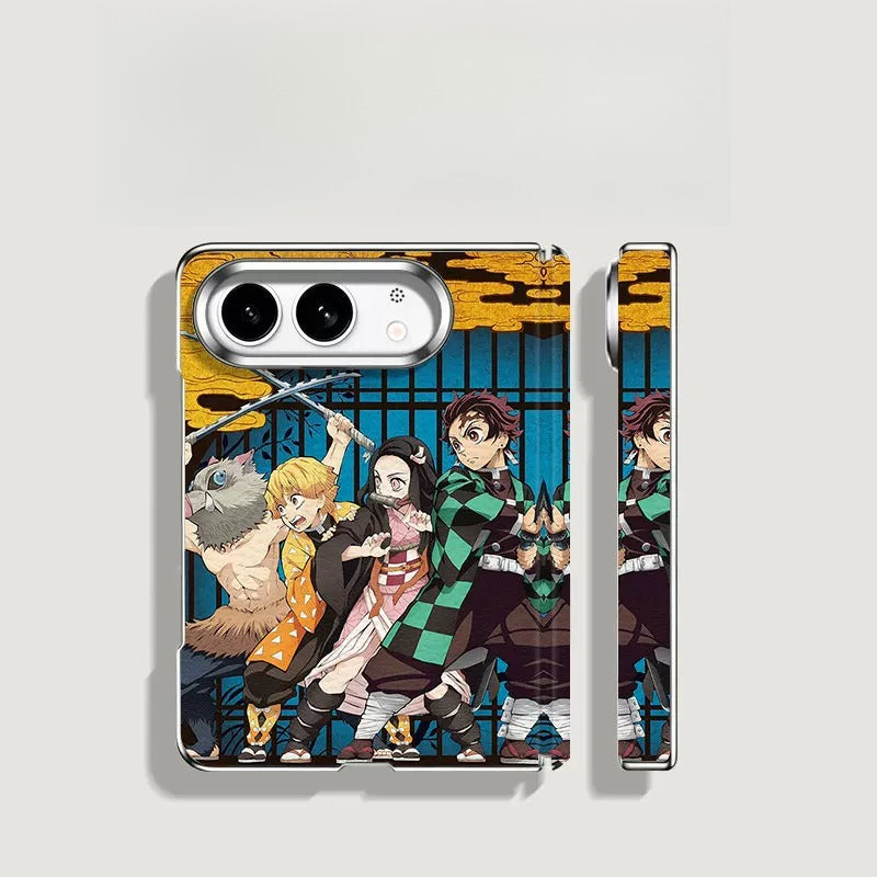 Demon Slayer iPhone Duo Leather Phone Case Protective Cover