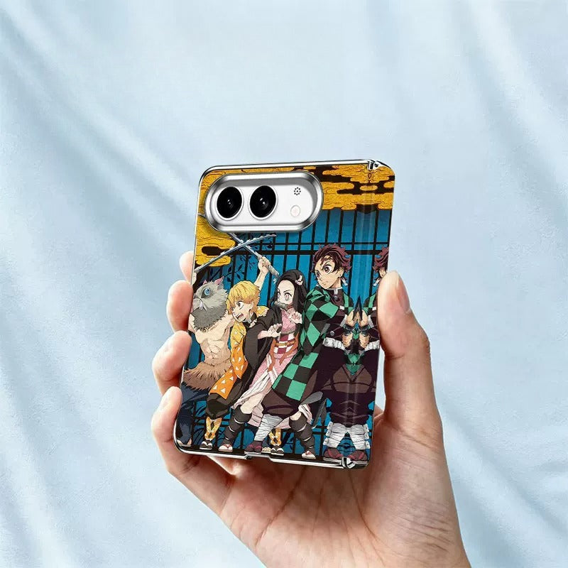 Demon Slayer iPhone Duo Leather Phone Case Protective Cover