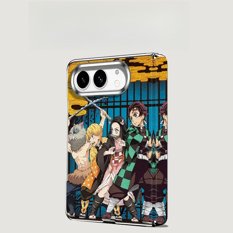 Demon Slayer iPhone Duo Leather Phone Case Protective Cover