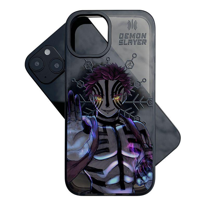 Demon Slayer Akaza Anime Clear Phone Case - HelloAnimeCases