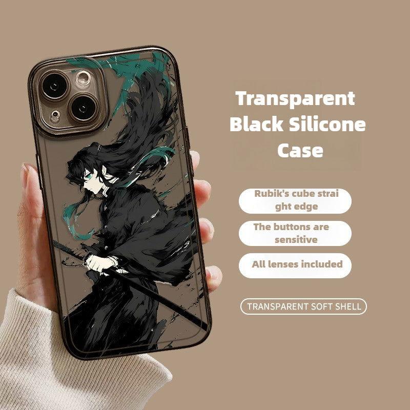 Demon Slayer Clear Phone Case for iPhone 16 Series - HelloAnimeCases