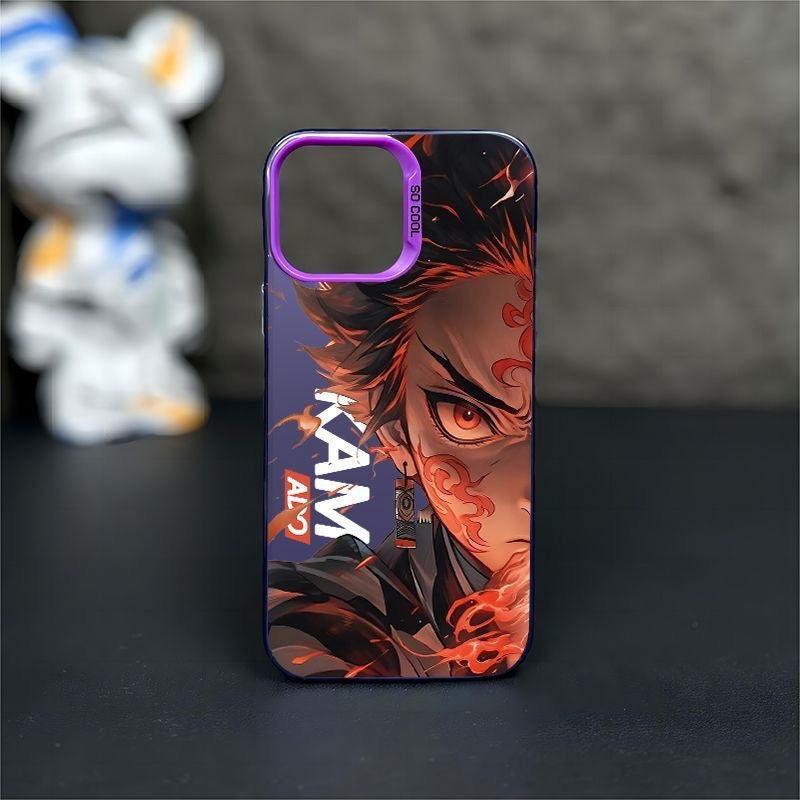 Demon Slayer Couple Anime Case for iPhone - HelloAnimeCases