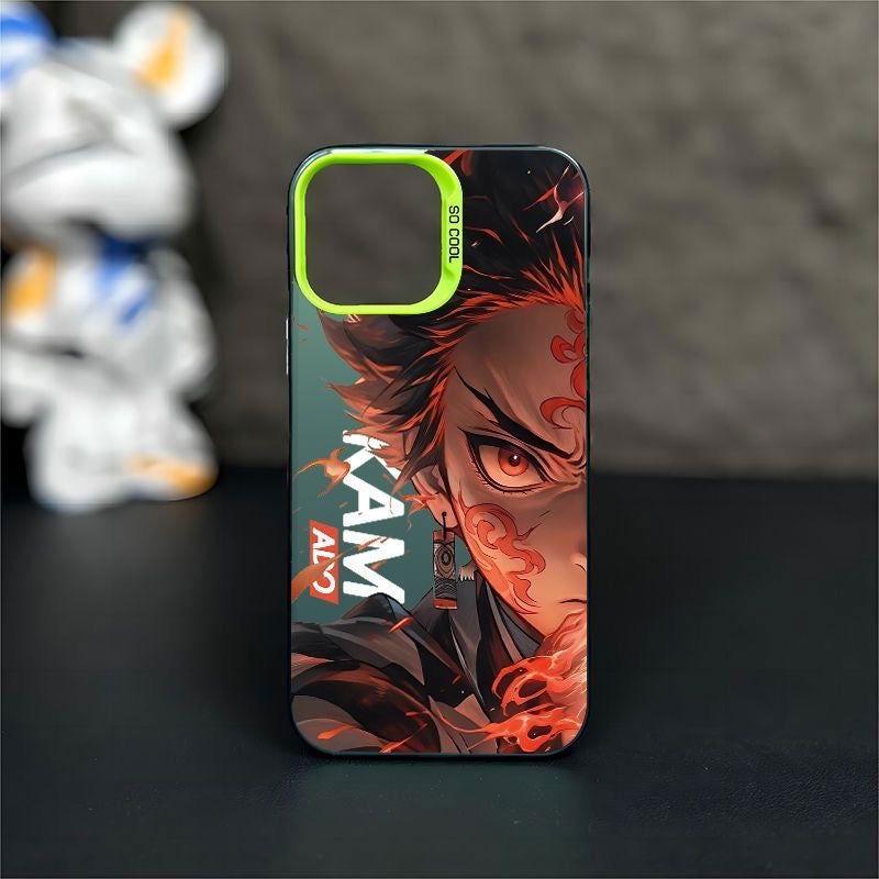 Demon Slayer Couple Anime Case for iPhone - HelloAnimeCases