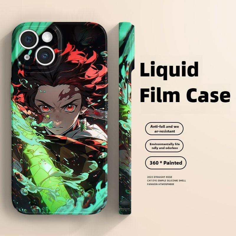 Demon Slayer Phone Case Glossy Anime Cover - HelloAnimeCases