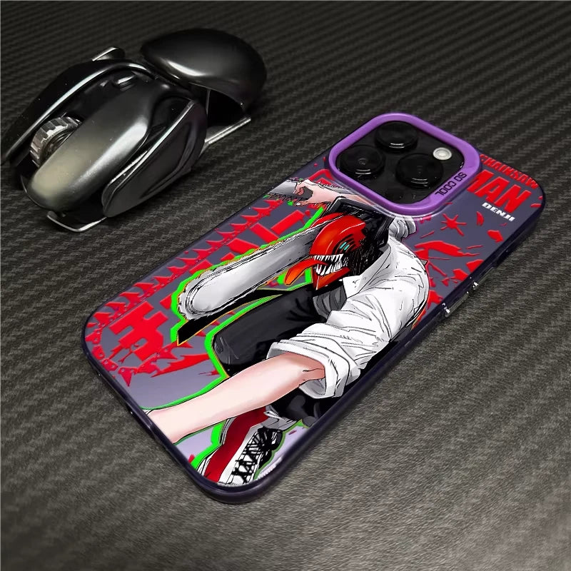 Chainsaw Man Makima & Denji Anime iPhone Case