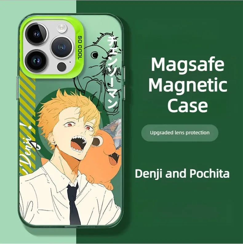 Chainsaw Man Magsafe Magnetic Anime Phone Case Cover